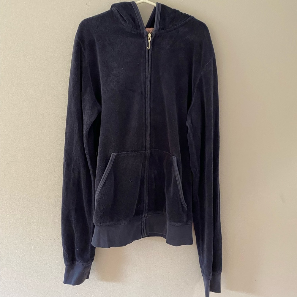 Juicy Couture Blue Zip Up* Med.